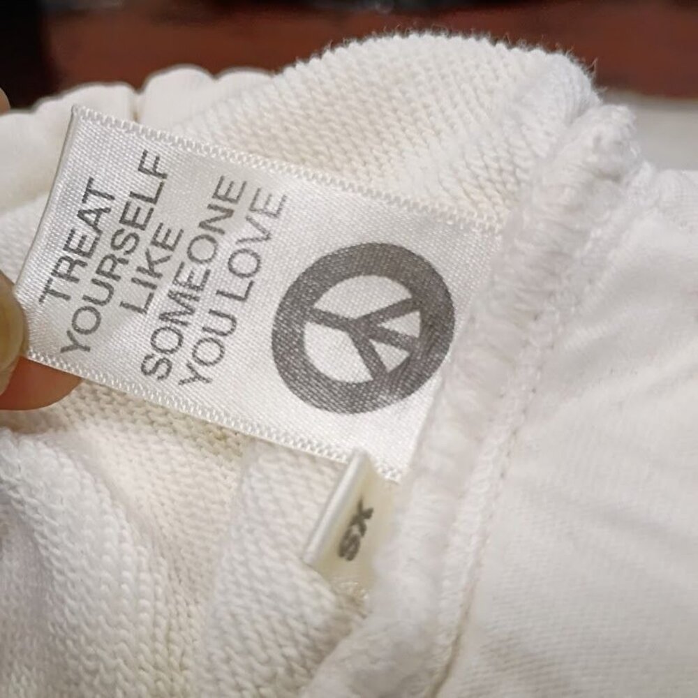 Madhappy Off White Sweatpants XS With Colorful Logo Elastic Waistband - Picture 5 of 10